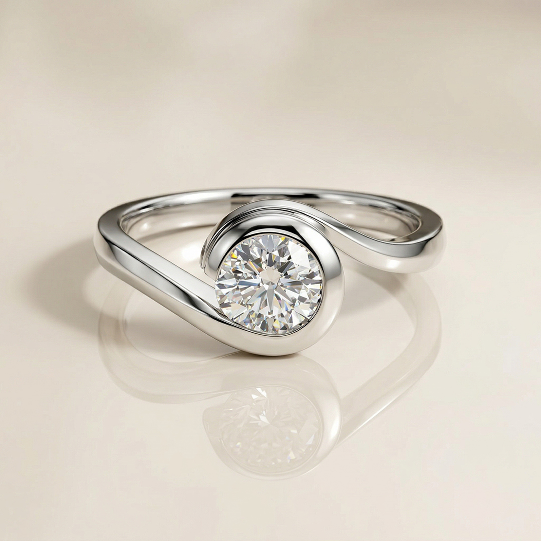 core design of nature-inspired rings: Sweeping Natural Curves