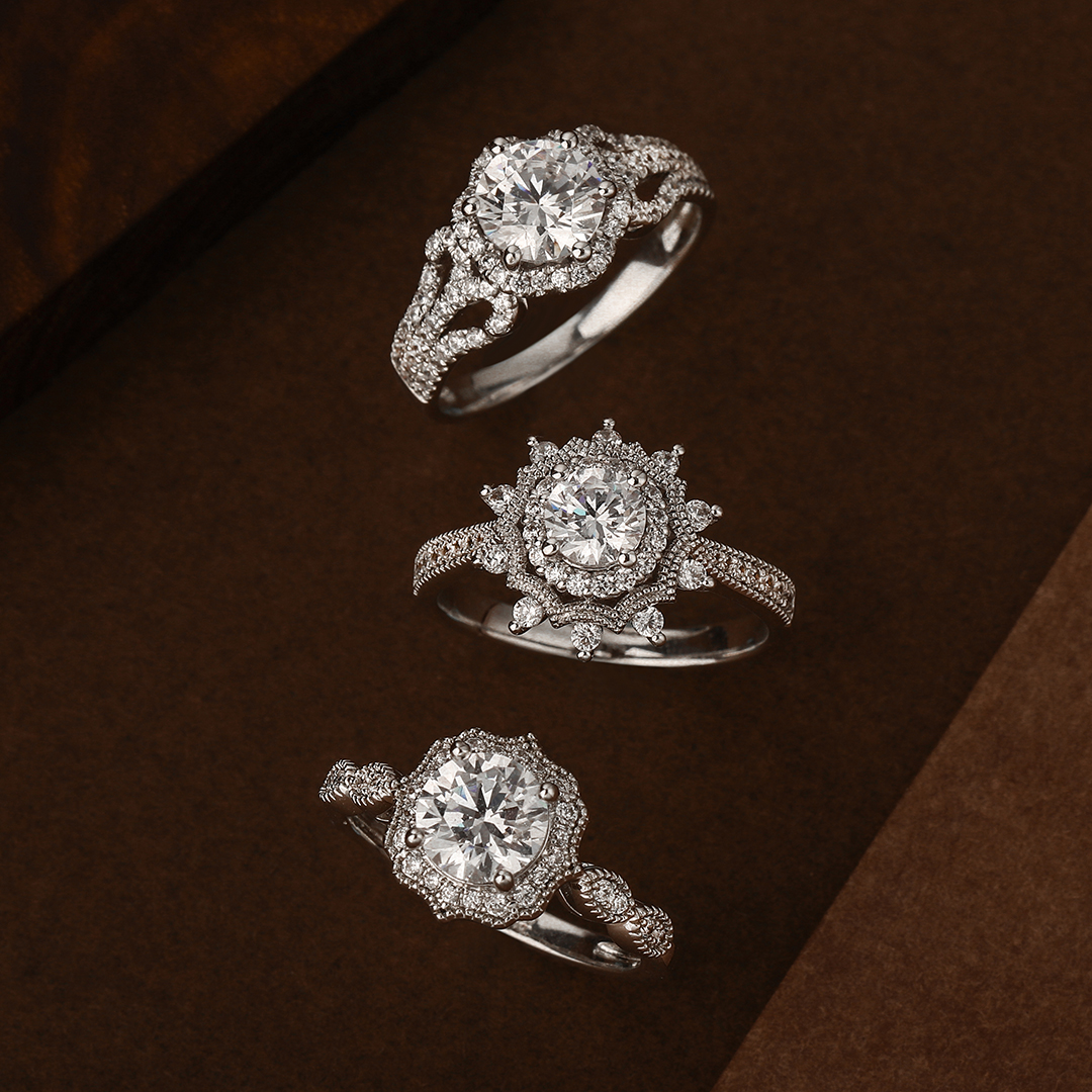 vintage-inspired rings