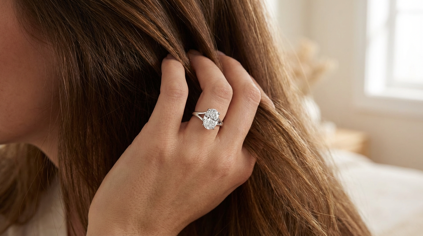 engagement ring's price is composed