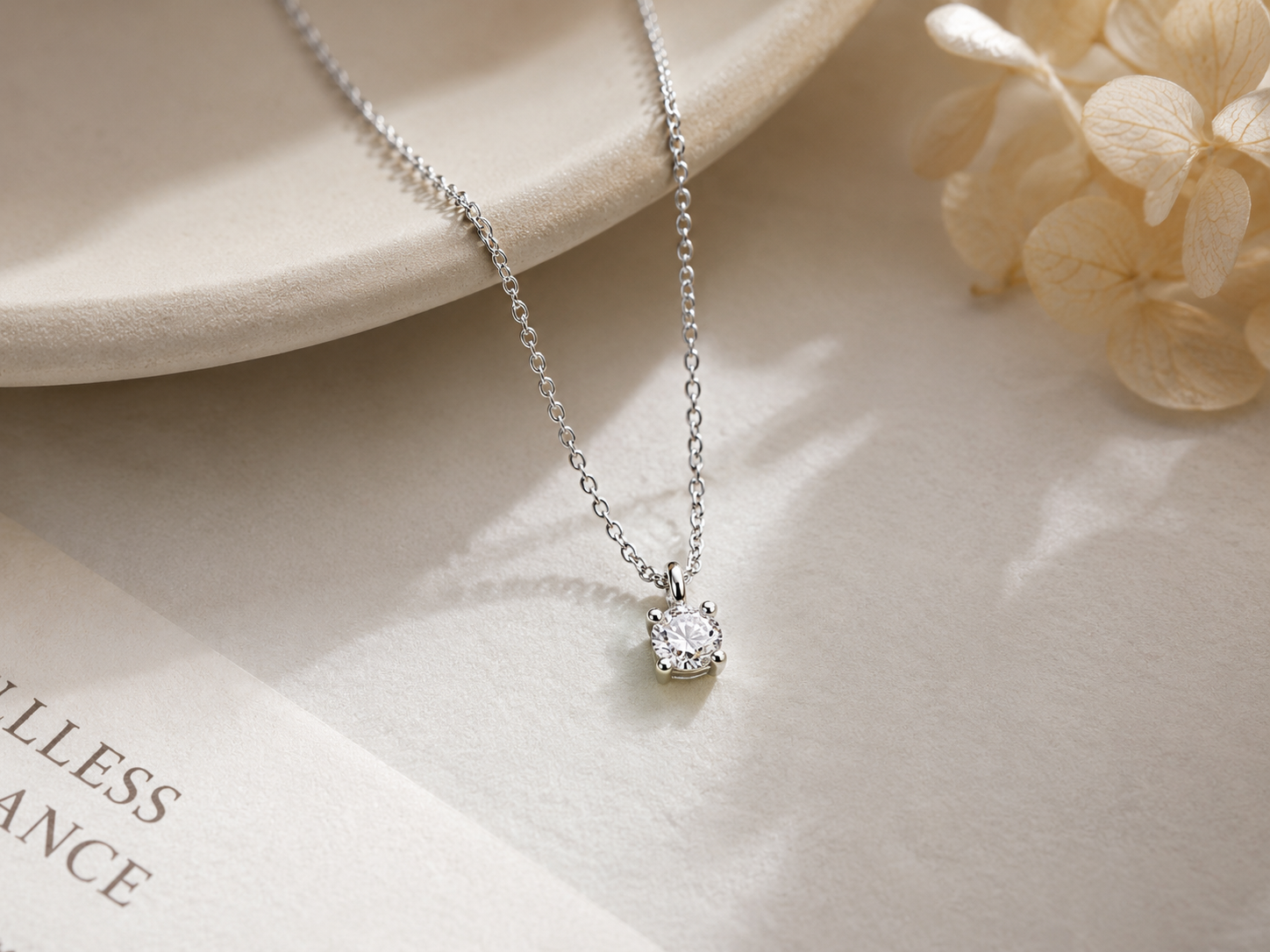 Solitaire Pendant Necklace
