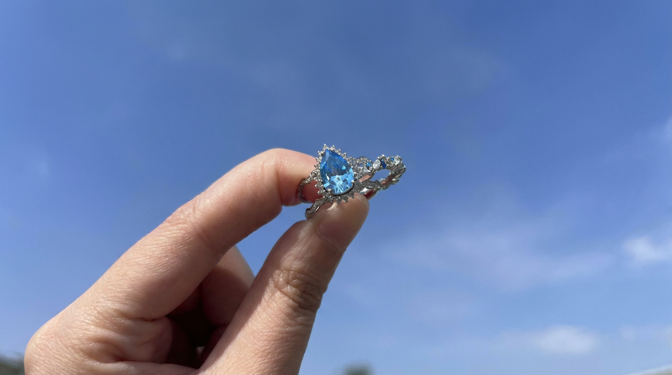 Pear Shaped Engagement Ring Sets