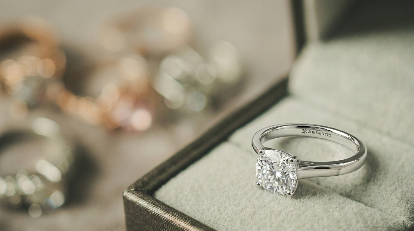 Cushion Cut Engagement Rings
