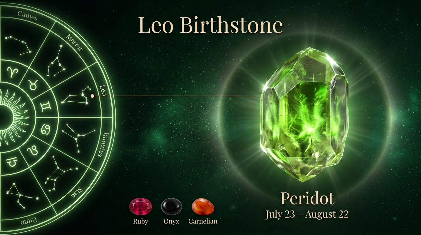 Leo Birthstone: Complete Guide to Peridot, Ruby & More