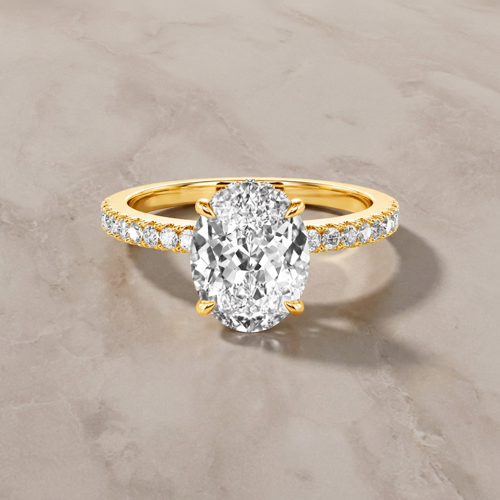Oval Cut Engagement Ring