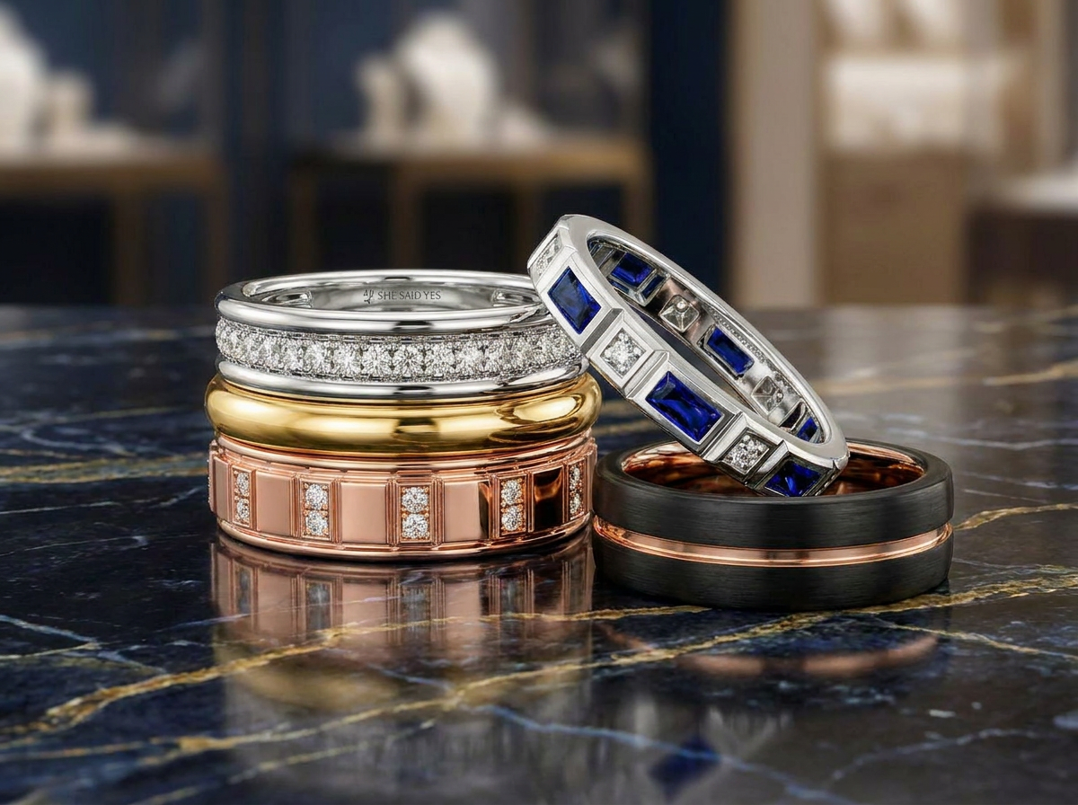 5 Rings Crafted in Different Metals