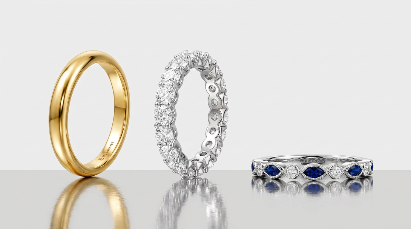 Three Classic Wedding Rings