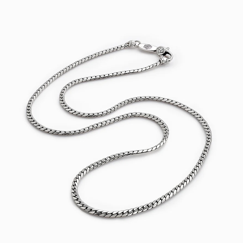 3mm 925 Silver Cuban Link Necklace