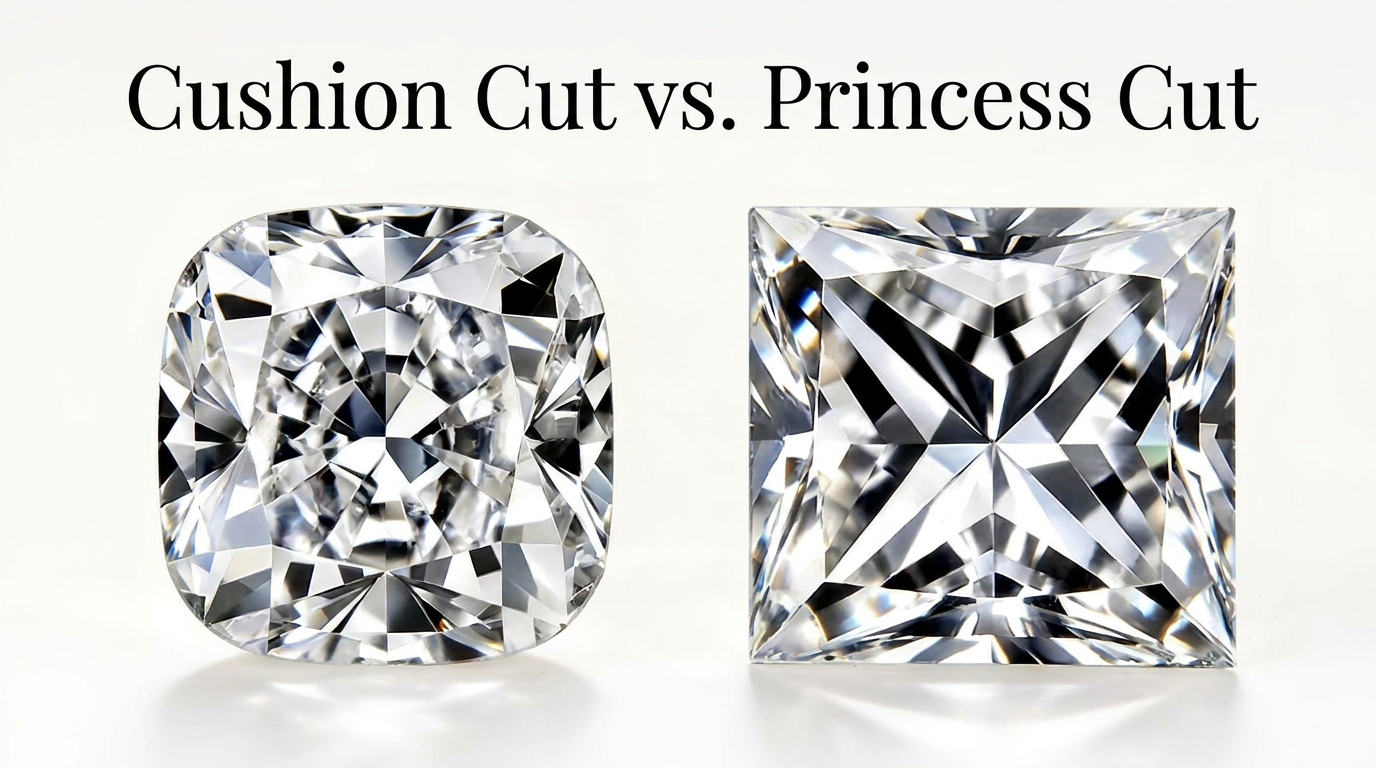 Cushion Cut vs. Princess Cut