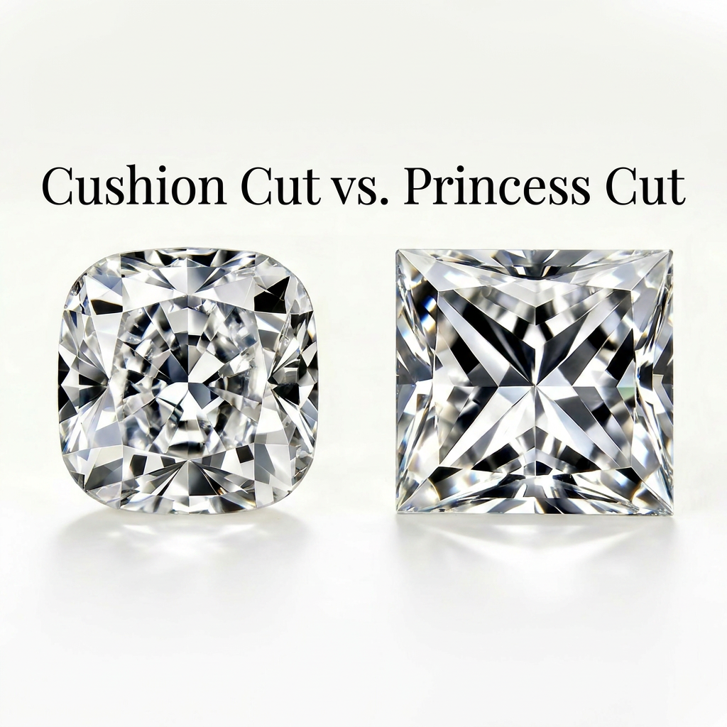 Cushion Cut vs. Princess Cut