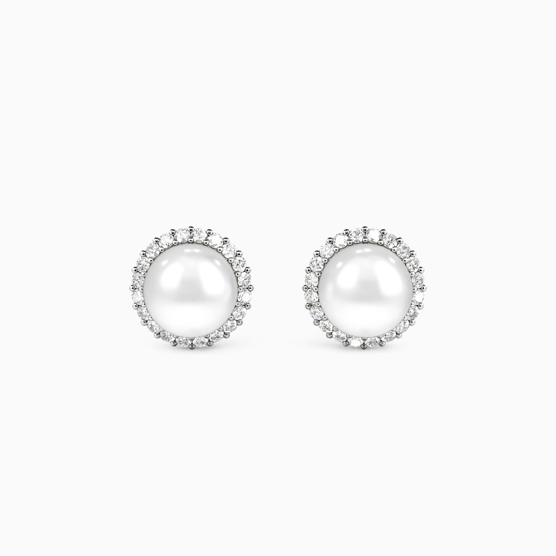 6-6.5mm freshwater pearl stud earrings