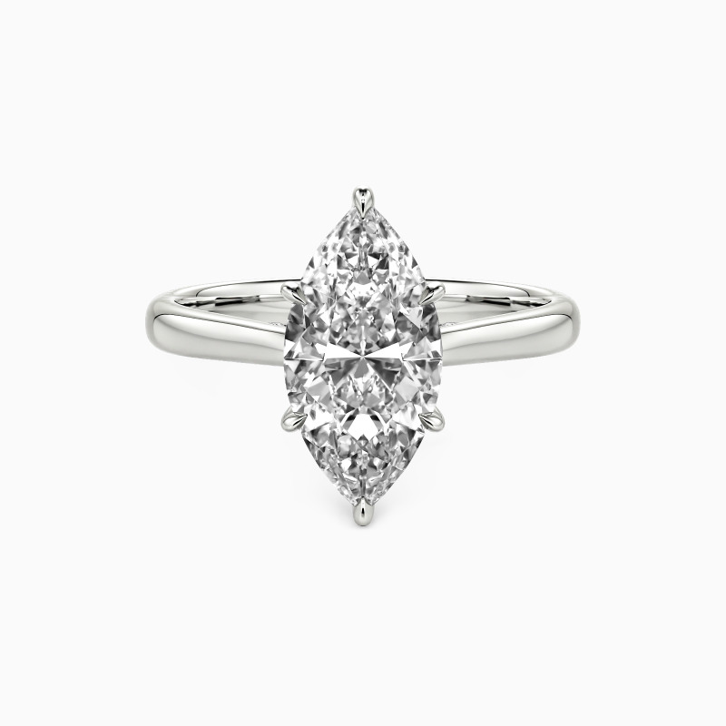 marquise cut solitaire engagement ring