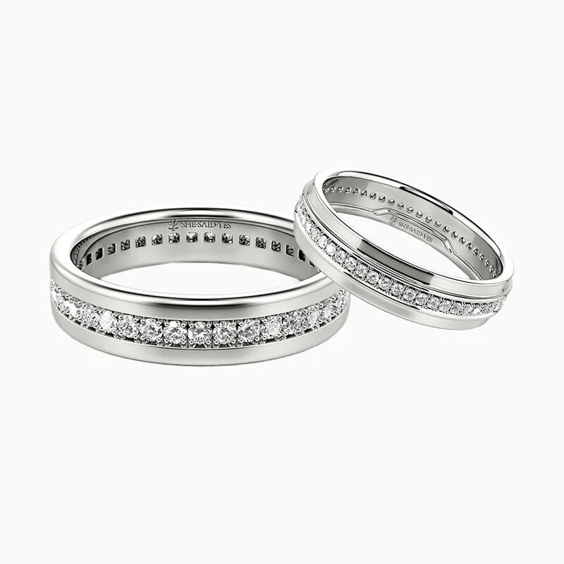 Exactly Matching Wedding Band Sets