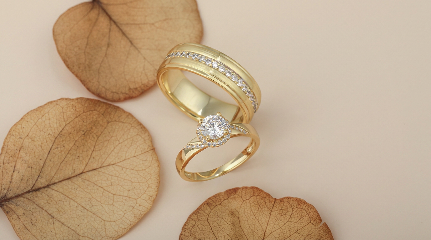 Men’s and women’s wedding bands