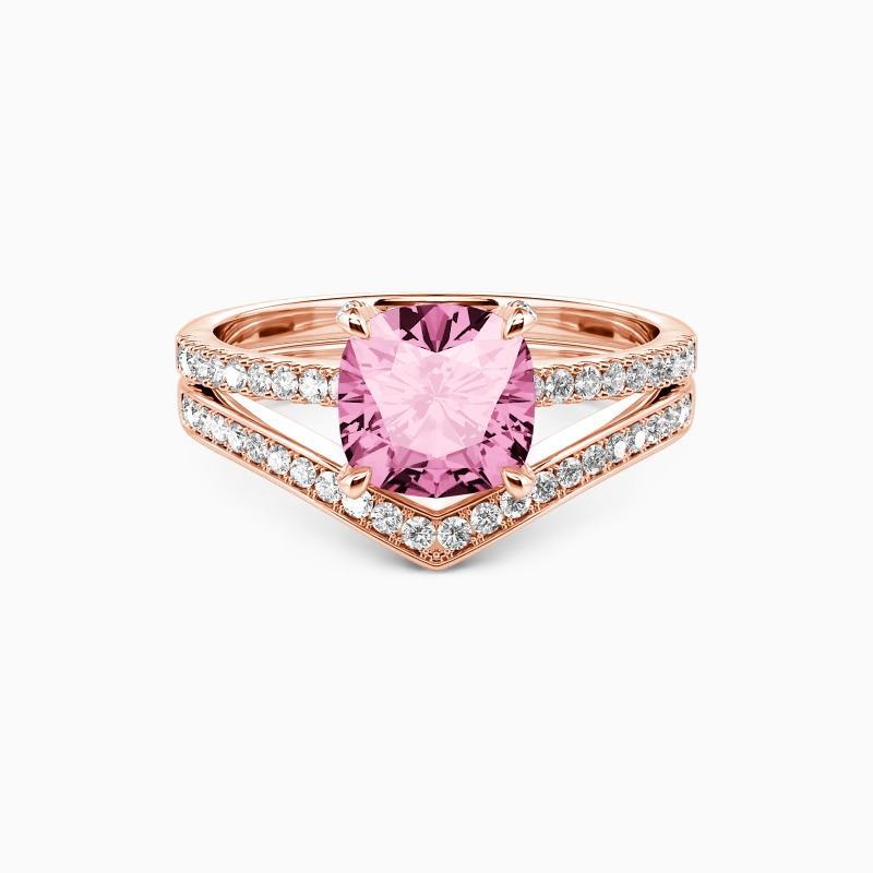 Cushion Cut 2pcs Bridal Set