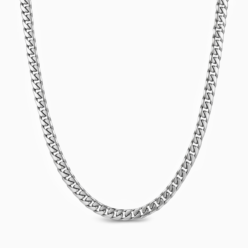 7mm 925 Silver Cuban Link Necklace