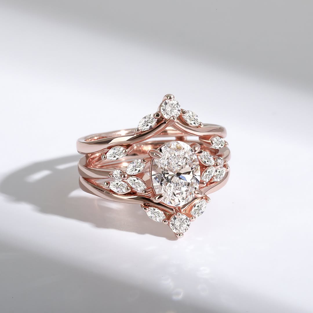 rose gold engagement ring