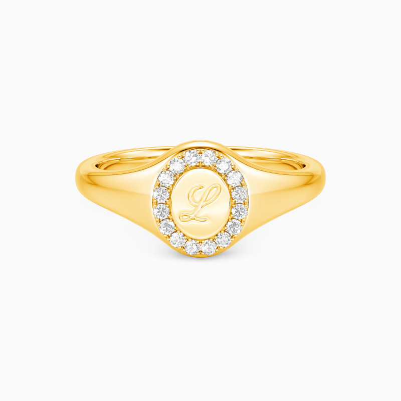 initial signet ring