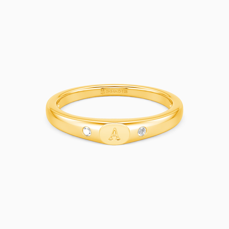 initial signet ring