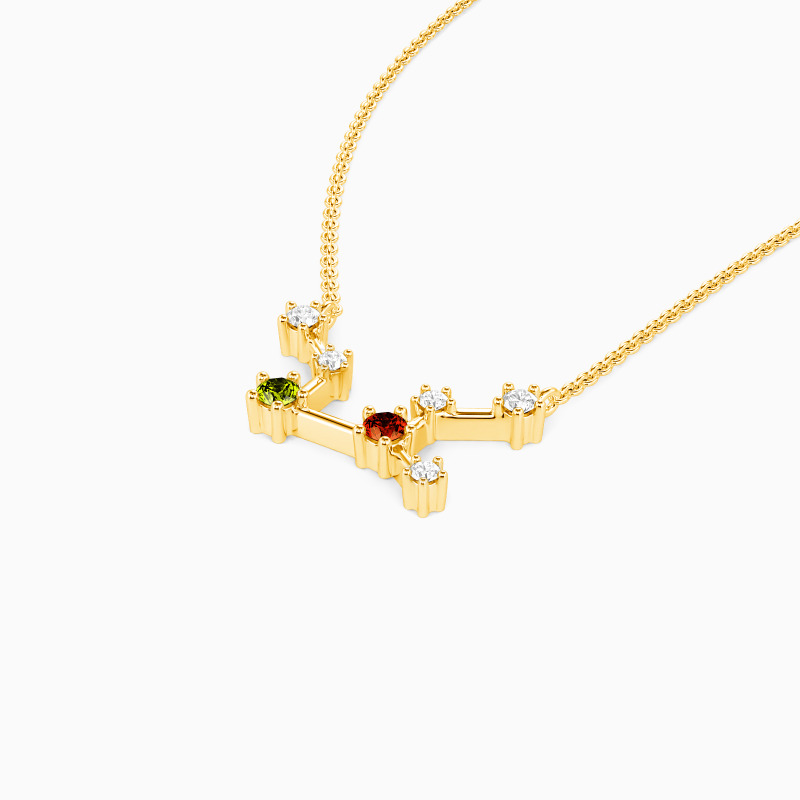 Virgo birthstone n
ecklace