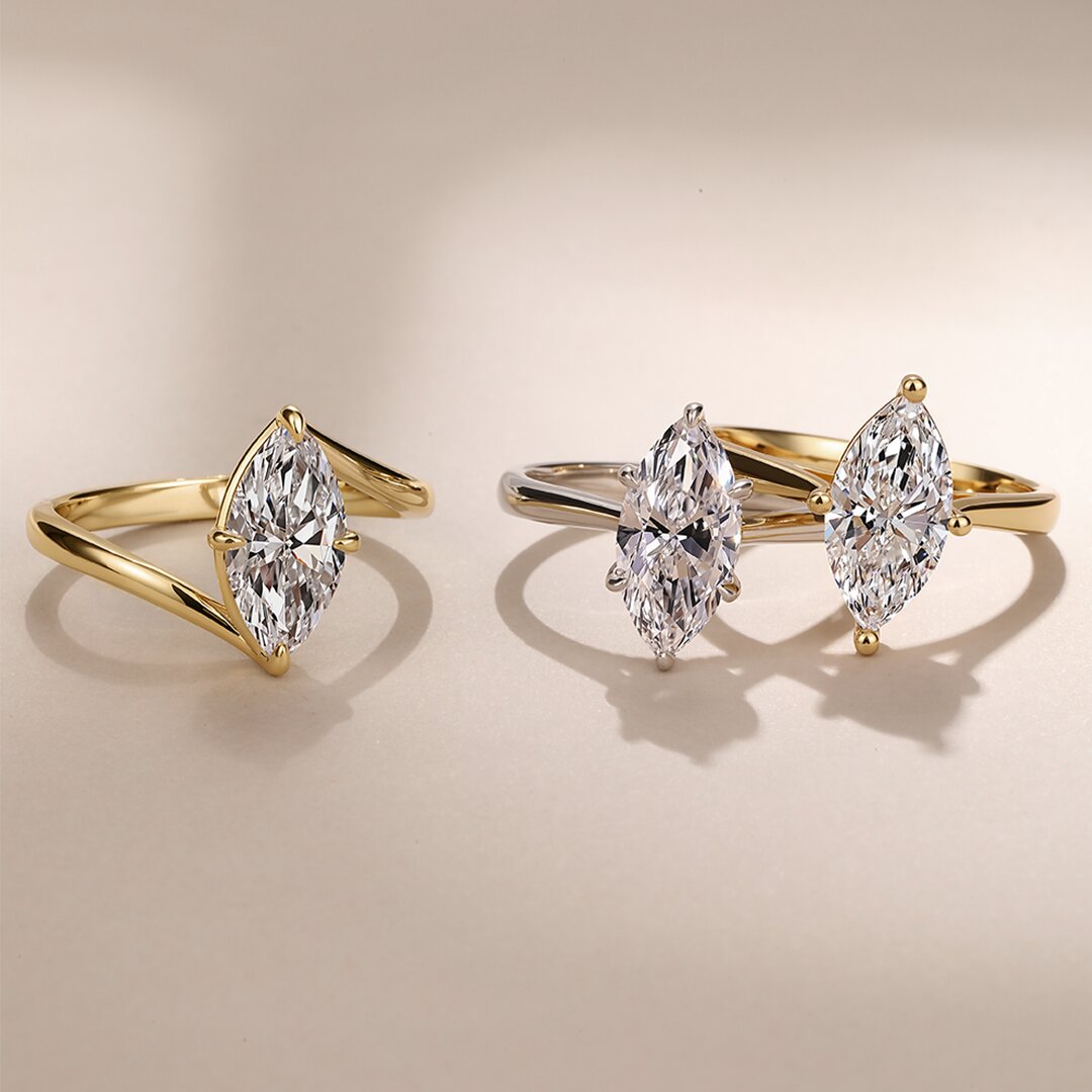 moissanite engagement rings