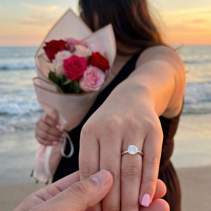 Lab-Grown Diamond Engagement Ring