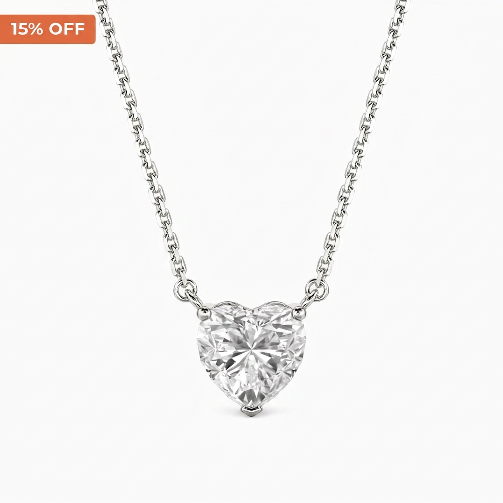 15% Off Heart Cut Necklace
