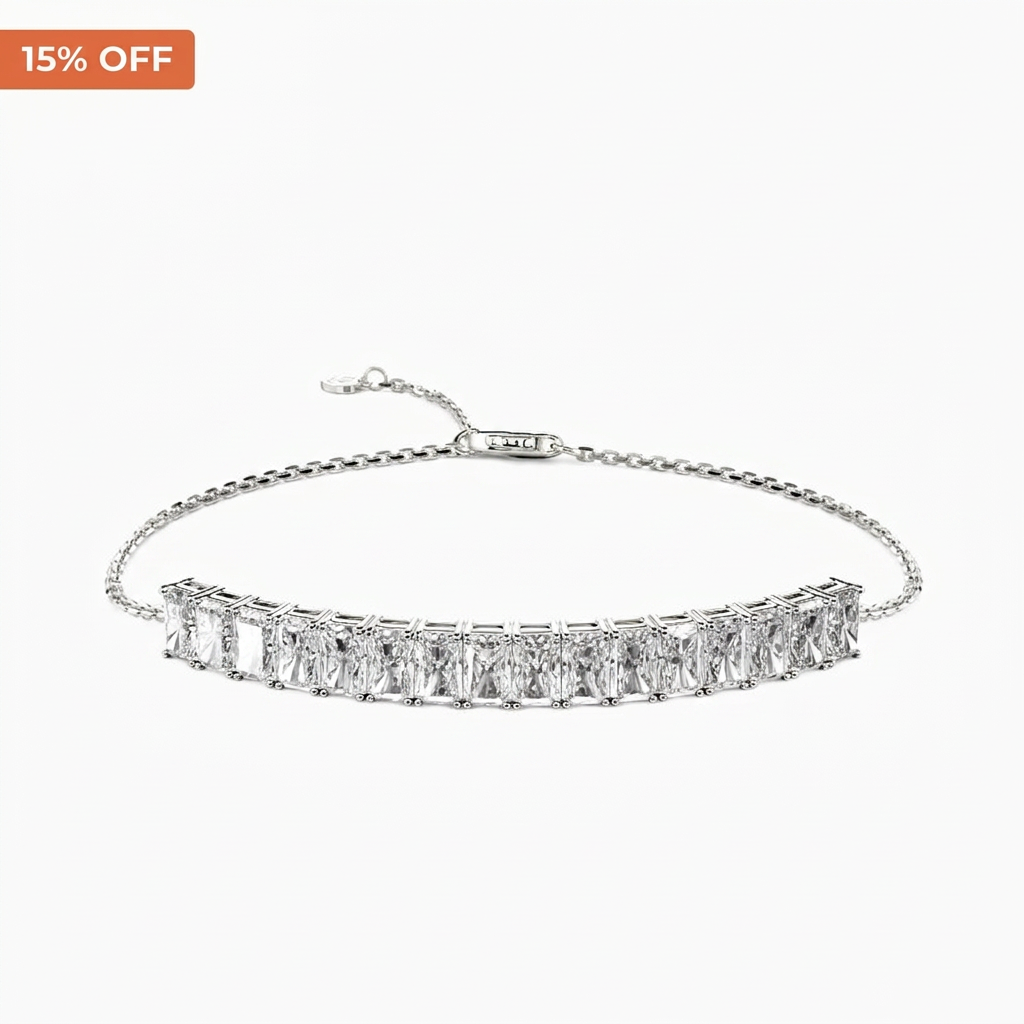 15% Off Half Tennis Bracelet
