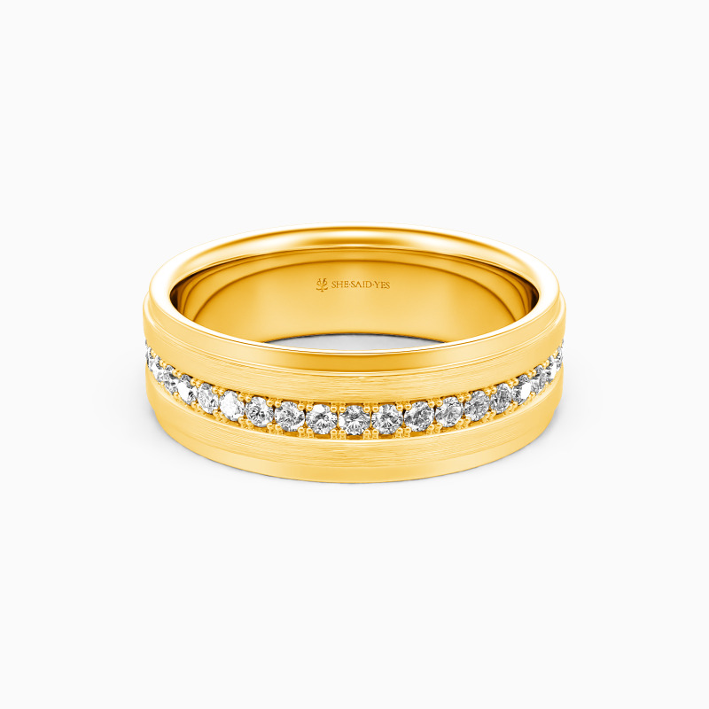 Men's Gemstone Wedding Bands