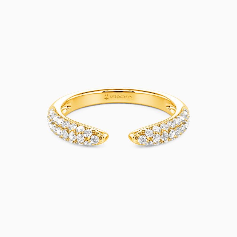 Open wedding band