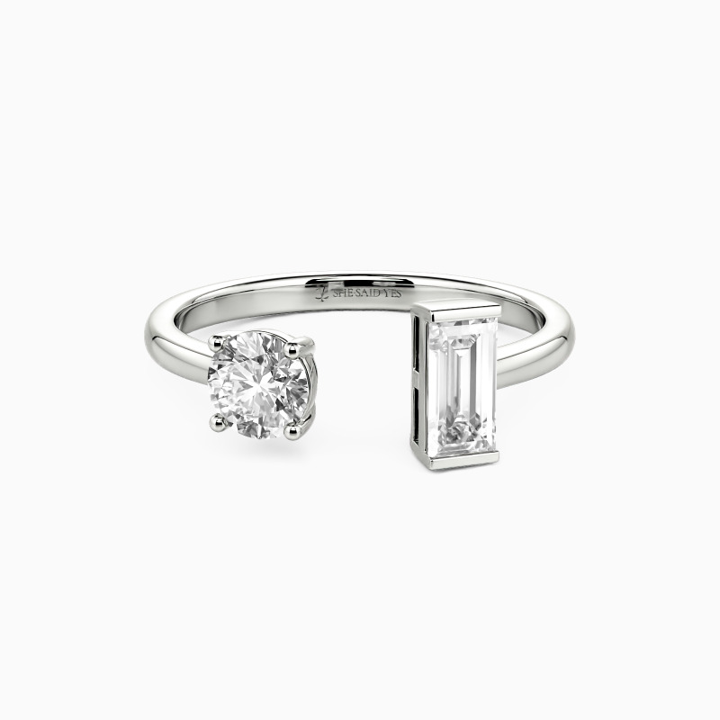 "You and Me" Stackable Dainty Ring