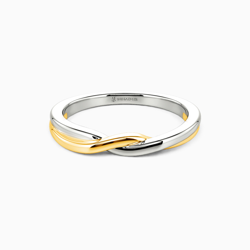 Two-Tone Wedding Bands